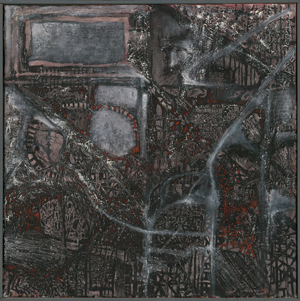 Lot 7189, Auction  121, Voll, Michael, o.T. (Großstadtdraufsicht)