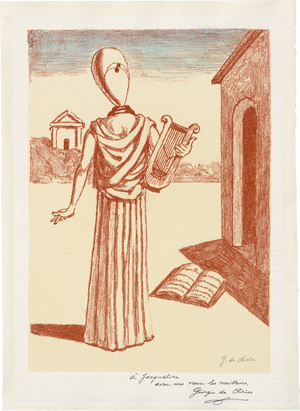 Lot 7536, Auction  121, Chirico, Giorgio de, La Musa della Storia