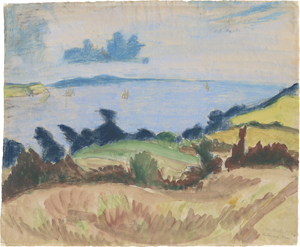 Lot 8074, Auction  121, Heckel, Erich, Felder am Meer