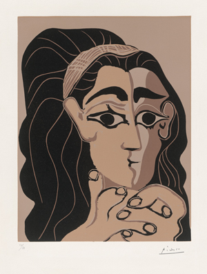 Los 8137 - Picasso, Pablo - Portrait de Jacqueline au bandeau, accoudée - 0 - thumb