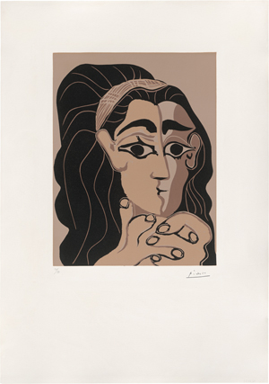 Los 8137 - Picasso, Pablo - Portrait de Jacqueline au bandeau, accoudée - 1 - thumb