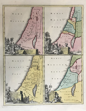 Lot 61, Auction  122, Reland, Adrian, Conspectus Palaestinae et regionum in qua distributa fuite stante Templo secundo