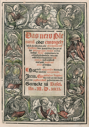 Los 1235 - Biblia germanica - Das new Plenariu(m) oder ewangely buch/ so inhaltet alle Ewa(n)gelien vnd Epistelen - 0 - thumb