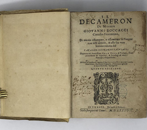 Lot 1258, Auction  122, Boccaccio, Giovanni, Il Decameron 