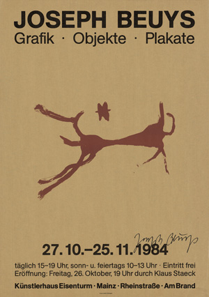 Los 2601 - Beuys, Joseph - Grafik. Objekte. Plakate. Eigenhändig signiert - 0 - thumb
