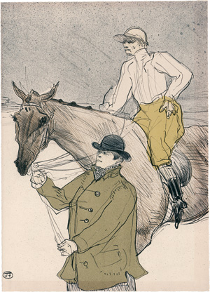 Lot 2625, Auction  122, Toulouse-Lautrec, Henri de, Le Jockey se rendant au poteau