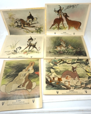 Los 3069 - Disney, Walt und Comics - Bambi. Sammlung von 24 Filmstills. Farbige Kleinplakate. - 1 - thumb