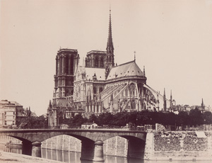 Lot 4018, Auction  122, Baldus, Edouard-Denis, Notre Dame, Paris