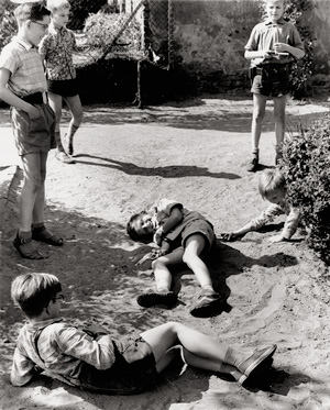 Lot 4224, Auction  122, McBride, Will, Boys playing in the sand
