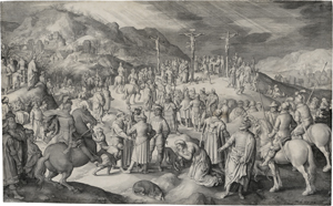 Lot 5043, Auction  122, Bruyn, Nicolaes de, Die Kreuzigung