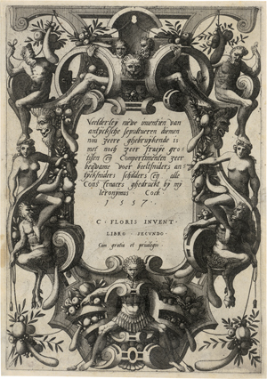 Lot 5094, Auction  122, Floris II., Cornelis - nach, Entwurf für ein Groteskenornament