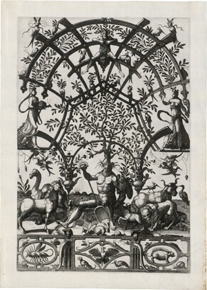 Lot 5095, Auction  122, Floris II., Cornelis, nach. Entwurf für Groteskenornament