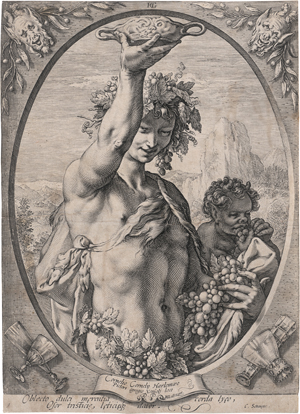 Lot 5108, Auction  122, Goltzius, Hendrick, Bacchus