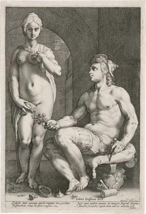 Lot 5109, Auction  122, Goltzius, Hendrick, Pygmalion und Galatea