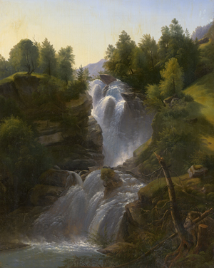 Lot 6051, Auction  122, Sparmann, Carl Christian, Der Reichenbachfall bei Meiringen im Berner Oberland