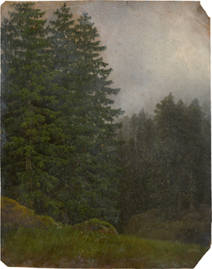 Lot 6070, Auction  122, Piepenhagen, August Friedrich, Herbstnebel im böhmischen Gebirge