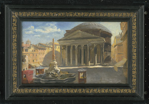 Los 6094 - Herwegen-Manini, Veronica Maria - Ansicht des Pantheons mit der Piazza della Rotonda in Rom - 1 - thumb