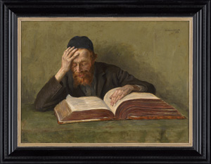 Los 6192 - Struck, Hermann - Porträt eines den Talmud studierenden Juden - 1 - thumb