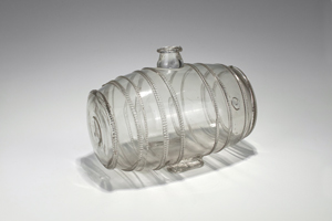 Lot 6313, Auction  122, Glasgefäß, Glasgefäß in Form eines Fasses