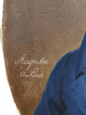 Los 6558 - Augustin, Jean-Baptiste Jacques - Miniatur Portrait des Thomas Weld in blauer Jacke, nach rechts blickend - 1 - thumb