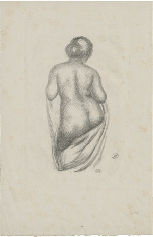 Lot 7068, Auction  122, Maillol, Aristide, Femme de dos, drapée; Femme debout nouant sa chevelure