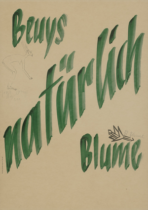 Lot 7138, Auction  122, Beuys, Joseph und Blume, Bernhard Johannes, Beuys - Blume - natürlich