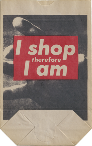 Lot 7249, Auction  122, Kruger, Barbara, I shop therefore I am
