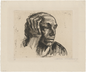 Lot 8015, Auction  122, Kollwitz, Käthe, Selbstbildnis