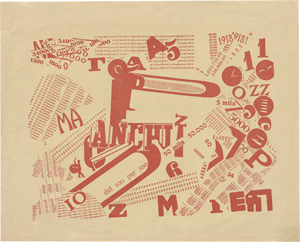 Lot 8043, Auction  122, Marinetti, Filippo Tommaso, Une assemblée tumultueuse (Sensibilité numérique).