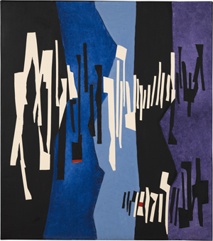Lot 8190, Auction  122, Winter, Fritz, Schwarz-Weiß-Blau