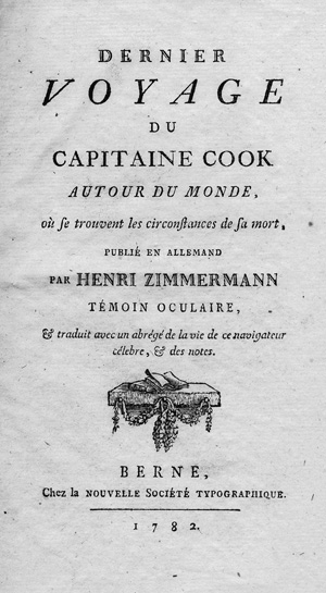 Lot 28, Auction  123, Zimmermann, Heinrich, Dernier voyage du Captaine Cook
