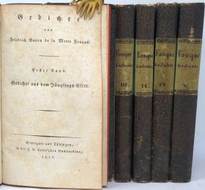 Lot 2038, Auction  123, Fouqué, Friedrich de la Motte, Gedichte
