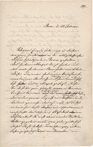 Lot 2383, Auction  123, Carus, Albert Gustav, Signiertes Buch-Manuskript