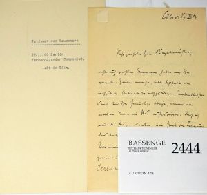 Lot 2444, Auction  123, Komponisten und Dirigenten, 31 Briefe und Karten