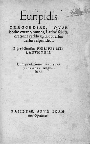 Los 2525 - Euripides - Tragoediae, quae hodie extant, omnes - 0 - thumb