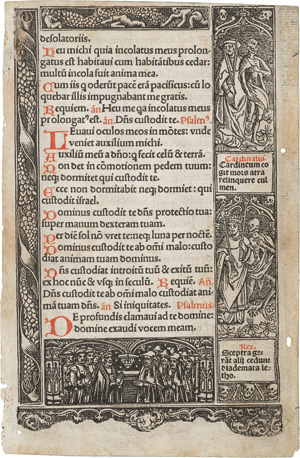 Los 2913 - Totentanz aus Paris - um 1515. Totentanz. Blatt aus einem Stundenbuch - 2 - thumb