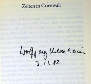 Lot 3195, Auction  123, Hildesheimer, Wolfgang, Zeiten in Cornwall. (Mit Verfassersignatur)