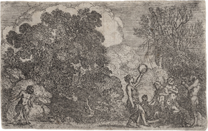 Lot 5064, Auction  123, Elsheimer, Johann Adam, Nymphe, tanzend mit Tambourin