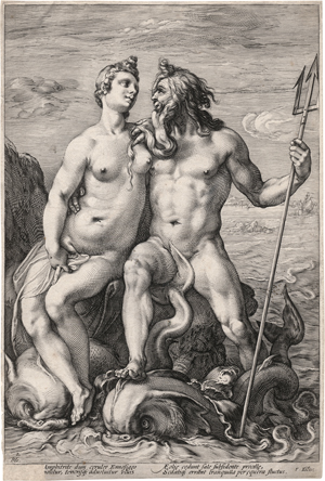 Lot 5078, Auction  123, Goltzius, Hendrick, Neptun und Amphitrite