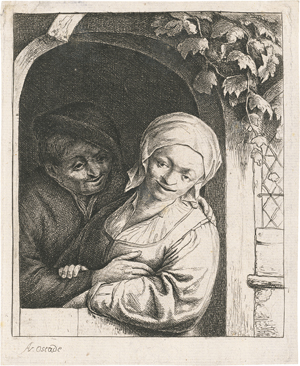Lot 5812, Auction  123, Ostade, Adriaen van, Die ländliche Zärtlichkeit