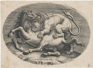 Lot 5881, Auction  123, Scultori, Adamo, Löwe ein Pferd angreifend