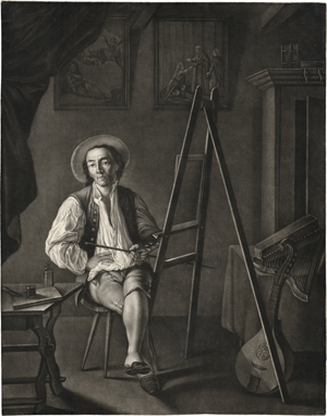 Lot 5909, Auction  123, Vogel, Bernhard, Ein Maler in seinem Atelier