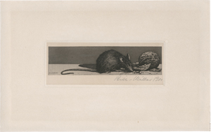 Lot 6431, Auction  123, Müller, Richard, Maus mit Walnuss