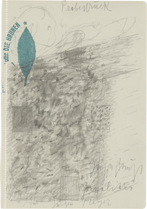 Lot 7162, Auction  123, Beuys, Joseph, Aus: Zeichnungen zu Leonardo Codices Madrid