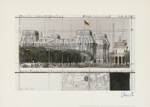 Lot 7187, Auction  123, Christo, Wrapped Reichstag/ Project for Berlin