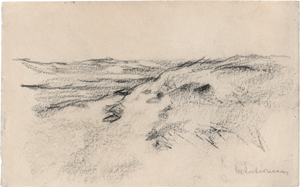 Lot 8010, Auction  123, Liebermann, Max, Dünenlandschaft