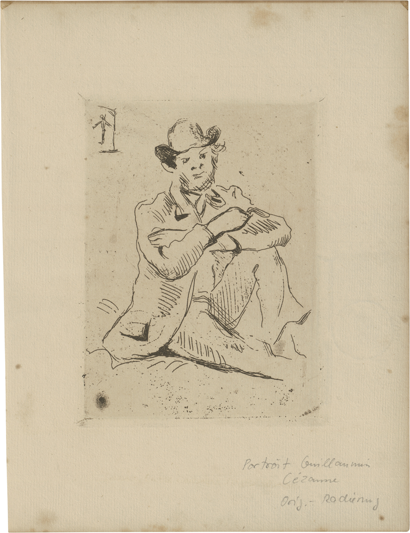 Lot 7012, Auction  123, Cézanne, Paul, Portrait du peintre Armand Guillaumin au pendu; Paysage à Auvers