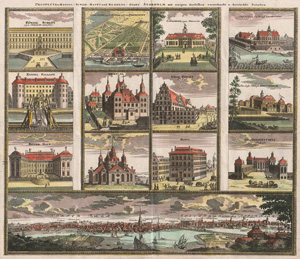Lot 100, Auction  125, Homann, Johann Baptist, Prospect. Um 1740