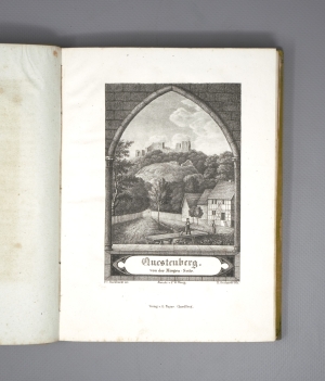 Los 175 - Hoffmann, Friedrich August - Die Burgen und Bergfesten des Harzes und der nächsten Umgegend. Quedlinburg und Leipzig, Basse, 1836. - Einzige Ausgabe - 3 - thumb