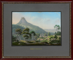 Los 176 - Hohenzollern - Chromolithographie mit Guache. Urach, Th. Caelius, um 1855 - 0 - thumb